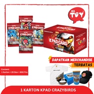 OFFICIALL KPAD CARD CRAZY BIRDS - CARTON Board Games