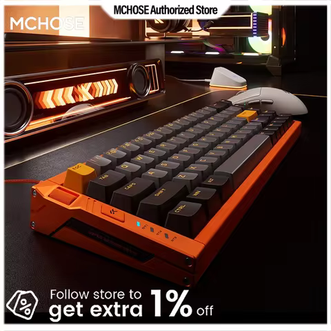 MCHOSE ACE68 Turbo Gaming Keyboard CNC Aluminum Shell 16K Polling Rate 0.001mm RT Support Web Driver