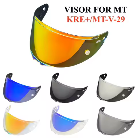 KRE PLUS Motorcycle Helmet Visor for MT V29 KRE+ helmets lens Replacement Shield UV protection for M