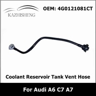4G0121081CT Car Engine Coolant Reservoir Tank Vent Hose for AUDI A6 C7 A7 Radiator Pipe Auto Partsau