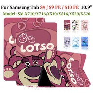 Sanrio Lotso Tablet Case For SAMSUNG Galaxy Tab S9 FE S10 FE 10.9''11.0'' SM-X520 X526B X510 X516B X