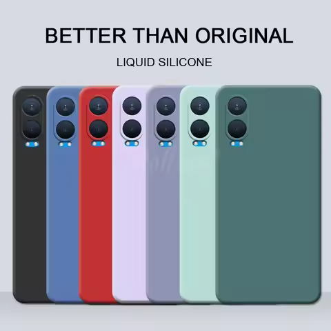 For Oneplus Nord CE 4 Lite Case Liquid Silicone Plain Rubber TPU Protect Case Oneplus Nord CE 4 Lite
