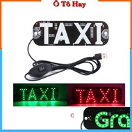 Led TAXI Gra Light, TAXI Letter Indicator Light Mounted on Car Windshield