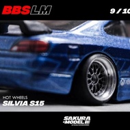 Sakura diecast Rubber Tire Model BBS LM Grey