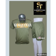 Standard High Quality MARINES Athletic Short Yellow Print