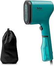 Tefal Pure POP Garment Steamer, Steam/Purify Garments, Steam Output Up to 20 g/min, Lint Remover, Delicate Fabrics, Reversible Pad System, Ultra-Compact, Travel-Friendly, Fast Heat-Up, DT2024