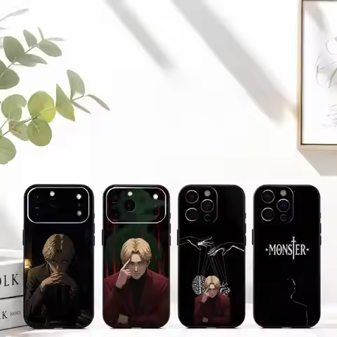 Anime Monster Johan Liebert Phone Case Silicone Soft For IPhone 17 16 15 14 13 12 11 X XR Plus Pro M