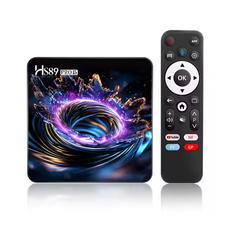 HS89 PRO 15 Android 14 TV Box Rockchip RK3539 Native YouTube Support 4K HDR10 Wifi6 BT5.4 100M Lan