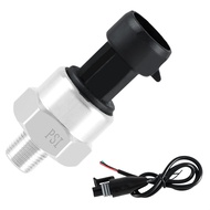 150 PSI Pressure Transducer Sensor with Connector Harness1/8In NPT Thread Stainless Steel Pressure T