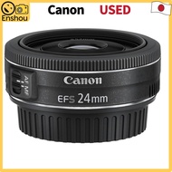 FromJapan[USED]Canon prime wide-angle lens EF-S 24mm F2.8 STM, compatible with APS-C EF-S2428STM