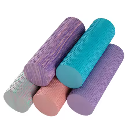 30/45/60cm Eva Foam Roller Yoga Column Pilates Massage Roller Muscle Tissue Yoga Block Home Fitness 