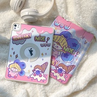 ZOYU | เคส iPad Air 6 & iPad Pro 12.9 นิ้ว แบบโปร่งใส มีแม่เหล็ก ยืดหยุ่นได้ และหมุนได้