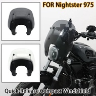 2023 Nightster 975 Motorcycle Quick-Release Compact Windshield FOR Harley Nightster 975 RH975 RH 975