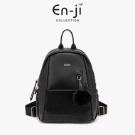 Tas Ransel ENJI C21 Hitam Cream Ballerinapink