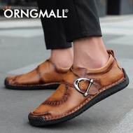ORNGMALL Handmade Men Formal Shoes Leather Shoes Men Fashion Casual Business Shoes for Men Big Size 38-48