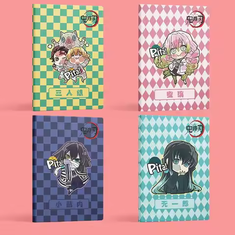 Anime Demon Slayer Notebook Cartoon Shinobu Kocho Muichiro Tokito Kyojuro Rengoku Giyu Tomioka Print