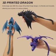 3D Joint Printing Printing Dragon Crystal Dragon Flexible Dragon Craft Animal with Wings Wings Dream
