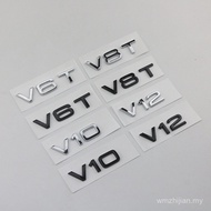Suitable for Audi V6TV8T Leaf Label V10V12 Side Label A4LA5A6LA7Q3Q6Q7 Car Label Q5A8L Discharge ANQ