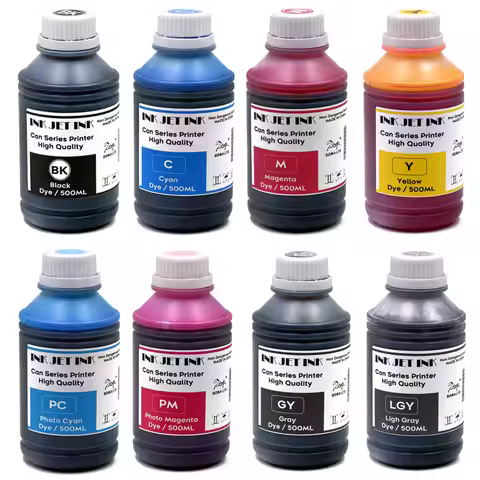 Refill Dye Ink 500ML 8Colors CLI-42 For Canon PIXMA Pro-100 Pro 100 Printer Refill Ink Cartridge or 