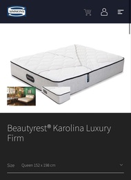 Simmons 蓆夢思 Queen size 床褥 Beautyrest mattress