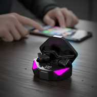 X15 Noise Cancelling TWS Bluetooth Earphones LED Display Wireless Gaming Headsets  X15 Fon Telinga B