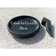 Genuine stone mortar size 18 + pestle Mortar And Pestle Stone Mortar Pestle And Mortar