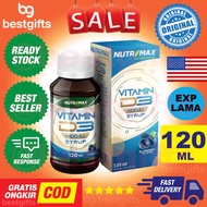 NUTRIMAX VITAMIN D3 400 IU SYRUP VIT D SIRUP SISTEM IMUN ANTI INFLAMASI TERAPI AUTOIMUN KALSIUM GIGI