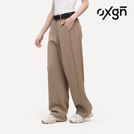 OXGN Straight Trousers For Women (Mocha)