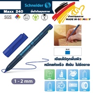 Chemical Pen Marker Schneider Round Head (Set Of 2 Handles) SC-240 Maxx Size 1-2 Mm. Dark Color From