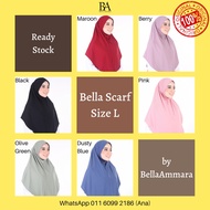 Bella Ammara Bella Scarf Tudung Sarung Size L | Tudung Sarung Labuh | Tudung Sarung Bella Ammara | T