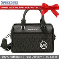 Michael Kors Handbag In Gift Box Crossbody Bag Extra Small Duffle Travel Black # 35S2STFC0B