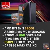 🔥HOT 🔥Budget Gaming Ryzen 3 3200G Entry Level Desktop Gaming PC