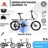 Sepeda Lipat Pacific Maximus 7.0 Alloy 20 Inch 7 Speed