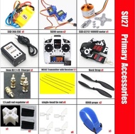 Flight Fixed Wing Model Su27 RC Airplane With Microzone MC6C Transmitter With Receiver And Structure
