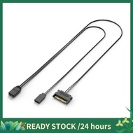 to ARGB Lighting Power Adapter Cable Computer ARGB Controller  to ARGB Reset Power Cable PC Manual R