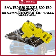 BMW F30 G20 G30 318I 320I F30 525I G12 X3 X5 B48 ALUMINUM ENGINE OIL FILTER HOUSING COOLER GASKET