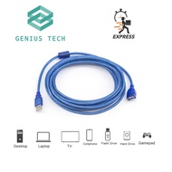 [SG Seller] 5M 3M 10M 1.5M USB 2.0 Extension Cable A-Male to A-Female Adapter Cord