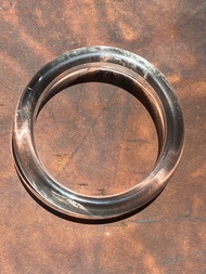 天然彩虹白水晶手鐲56.6mm