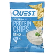 Quest Nutrition, Tortilla Style Protein Chips, Ranch, 8 Bags, 1.1 oz (32 g)