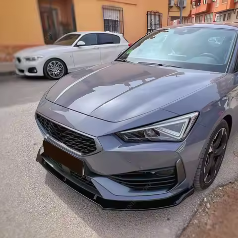 For Seat Leon MK4 Cupra Front Bumper Lip Spoiler Splitter Diffuser Retrofit Leon 4 KL S/S S/C S/T Cu