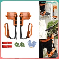 Amagogo Tree Climbing with Gloves Straps Tree Climbing Equipment Tree Spikes Tree Gripper for Climbing Trees Cutting Tree Camping