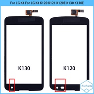 New 4.5'' For LG K4 LTE K4 4G K120 K120E K130 K130E Touch Screen Panel Digitizer Sensor Outer Glass 
