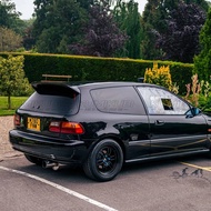 CARBON AERODYNAMICS FIBRE SPOON STYLE REAR BOOT SPOILER FOR HONDA CIVIC EG EG6 VTI 1992 1993 1994 1