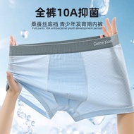 Lyocell Silk Ice Silk Seamless Youth Underwear Boys Boys Boys Big Boys Fat Boys/8.5