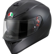 (cod) helm agv full face agv k3 sv matt/glossy black helm agv helm - matt hitam xl