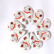 【READY STOCK】Golf Iron Cover Club Cap Cover golf Lucky Cat Embroidered Iron Protective Cover 9pcs/Se