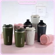 Korea Style Coffee cup coffee Mug with cover Leak Proof Thermos Cup Double Stainless Steel 304