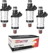 Fuel Injectors 4PCS 06164P2J000 1 Hole Replacement for Honda Accord 2.3L 98-02, Civic 1.6L 96-97, CR