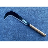 Steel sickle mowing knife chopping firewood knife farm tools 鋼製鐮刀割草刀劈柴刀農具