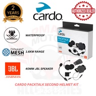 CARDO PACKTALK BOLD / BLACK EDITION 2ND HELMET KIT JBL SECOND HELMET KIT